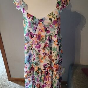 Robert Louis- Sleeveless Ruffle Dress.